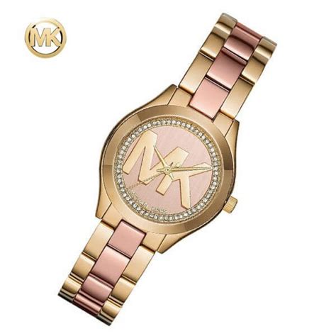 Michael Kors Mini Slim Runway Rose Dial Ladies 